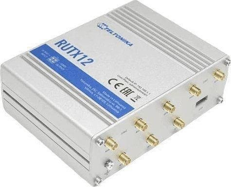 Teltonika RUTX12 Wireless Router mit Dual-Band Wi-Fi 5, 5-Port-Switch, LTE/5G und Bluetooth in Silber - Bild 1