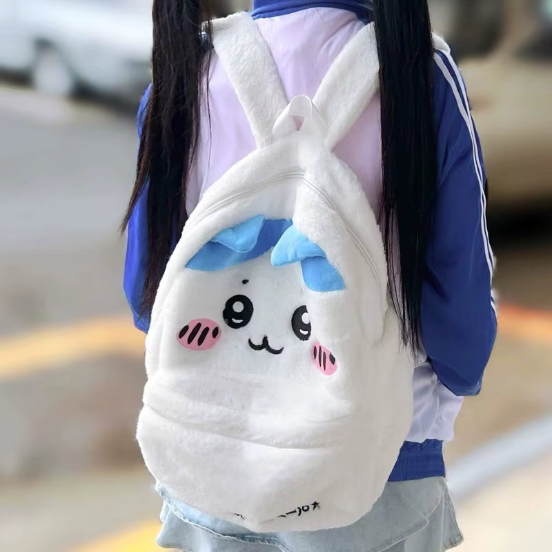 Chiikawa Hachiware Plüsch-Rucksack, Weiß - Bild 4