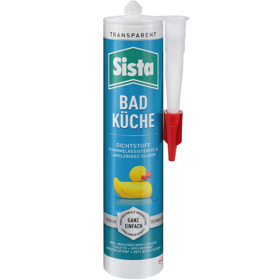 Sista Silikon Dichtstoff für Bad & Küche, transparent, 280 ml - Bild 2