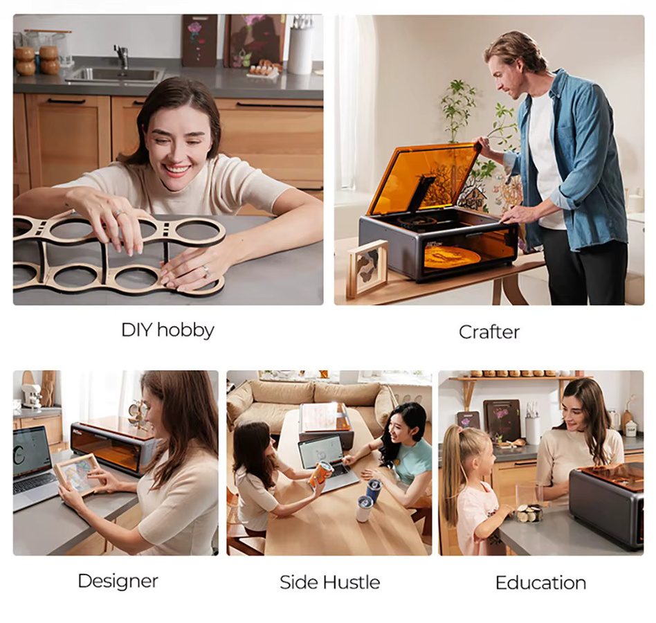 Creality Falcon A1 10W Lasergraviergerät mit intelligenter Materialerkennung, HD-Kamera und CoreXY-Bewegungssystem - Bild 5