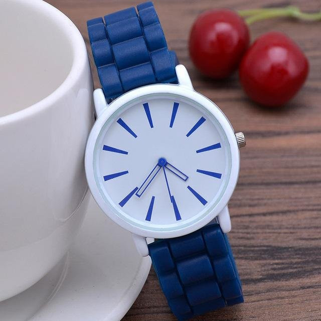 UTHAI Armbanduhr Quarz, Silikon, Weiß, Damen - Bild 1