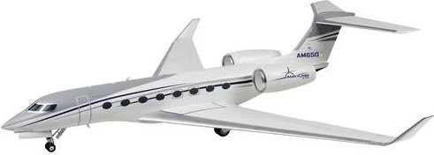 Amewi AMXPlanes AM650 Business Jet RC-Jetmodell in Weiß und Grau, PNP, Spannweite: 1766 mm - Bild 1