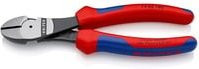 Knipex Kraft-Seitenschneider 74 02 180 mit Facette und Comfort-Griffen, schwarz atramentiert, Länge: 180 mm - Bild 2