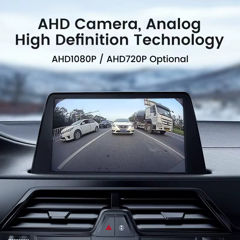Kebidumei Goldene Fisheye-Auto-Rückfahrkamera mit Full HD Nachtsicht, 170 Grad Sichtwinkel und wasserdichtem Metallgehäuse - Bild 5