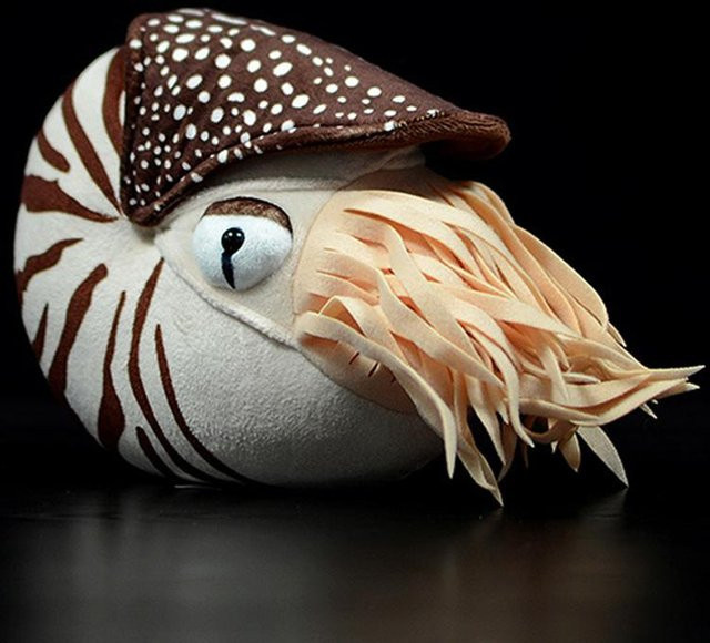 Kidsly Nautilus-Plüschtier, Meerestiere, braun, ab 14 Jahren - Bild 1