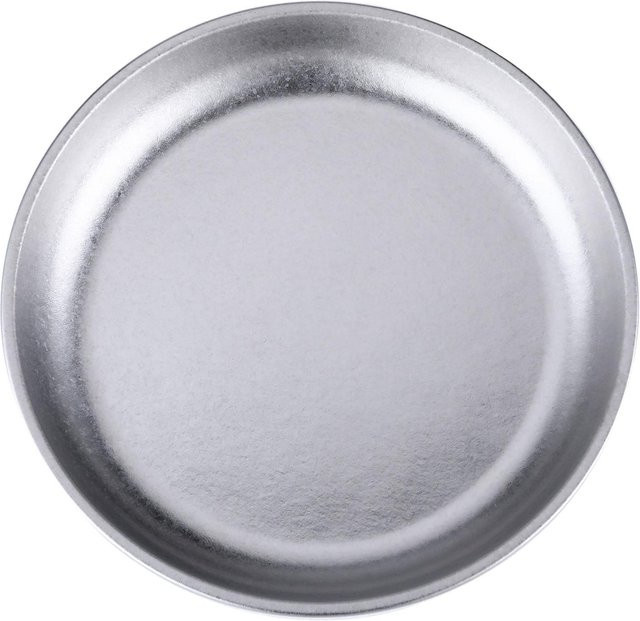 Tragbarer Camping Teller aus Titan in Silber und Purple, 800ml Salatschüssel für Outdoor, BBQ und Picknick - Bild 1