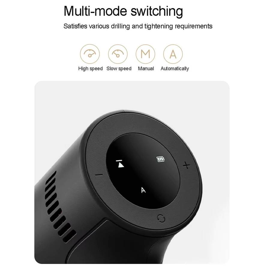 Mijia Bürstenloser Elektrobohrer 2. Generation Max in Schwarz mit 50 N·m Drehmoment und 1900 mAh Akku - Bild 4