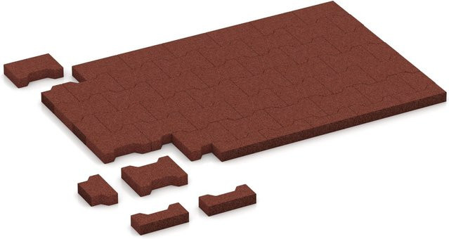 WARCO Pflasterstein Ziegelrot B/T/H: 20,0 x 16,5 x 4,3 cm - Bild 1