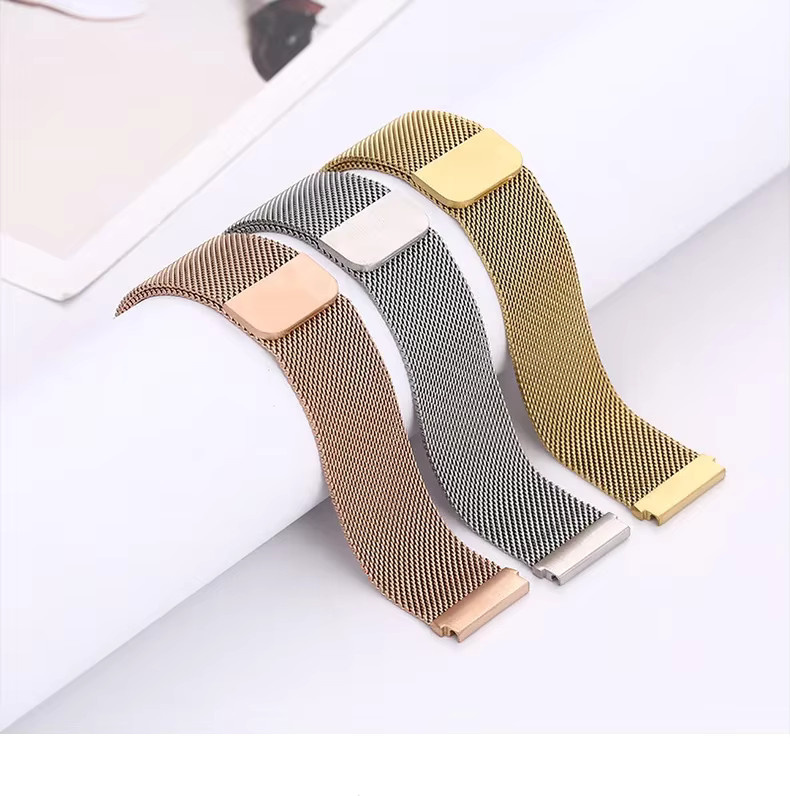 PEO Uhrenarmband Edelstahl, Milanaise, Unisex - Bild 3
