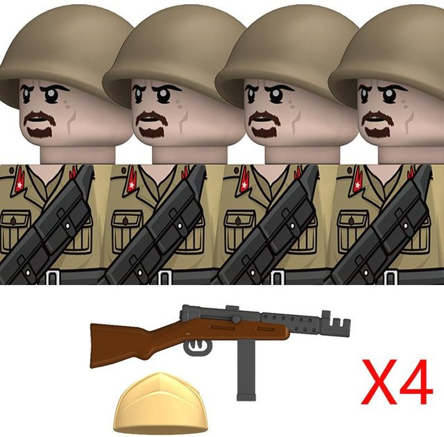 Linyi toy Ww2 Italienische Armee Stil Infanterie, Soldaten, ab 14 Jahren - Bild 1