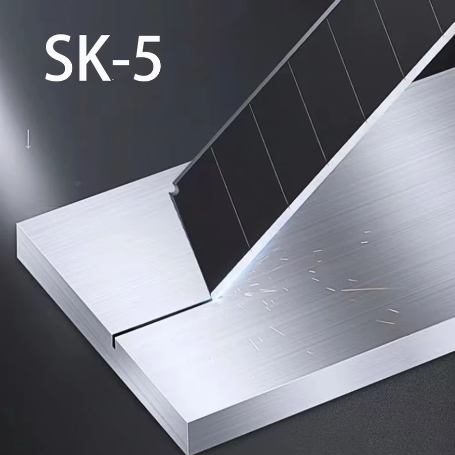 100 Stück Ersatzklingen aus Kohlenstoffstahl für Universalmesser, Farbe: Schwarz, B/H/T: 18 mm x 100 mm x 6 mm - Bild 3