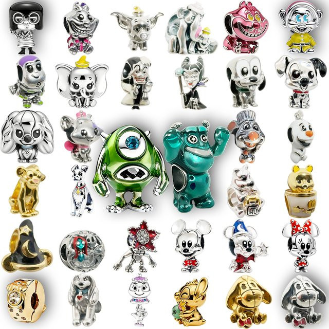 Potdemiel Charm-Perlen, Schneewittchen Dopey, Dumbo & Villains Maleficent, Damen - Bild 1
