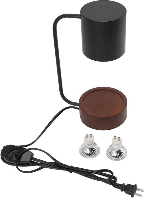 KONNWEI Kerzenwärmerlampe 50W als Laterne, dimmbar, Schwarz - Bild 1