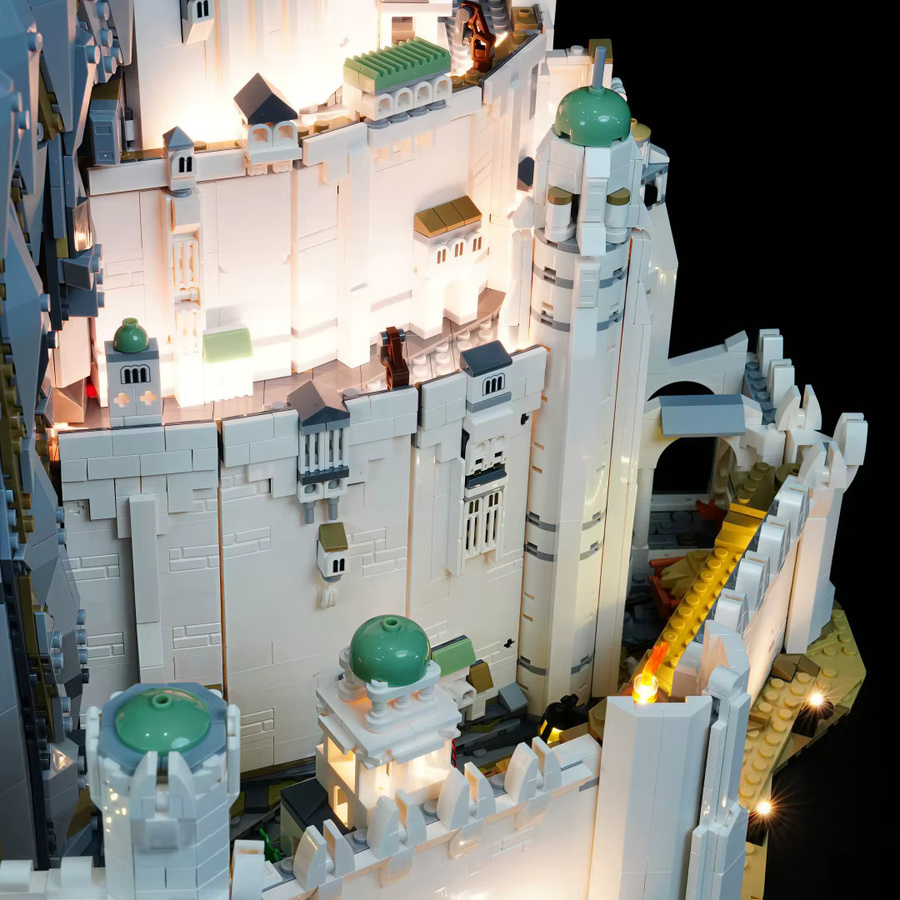 MAXCXT LED-Licht für LEGO 11377 Der Herr der Ringe Minas Tirith, DIY-Dekorationslampe in Warmweiß - Bild 4