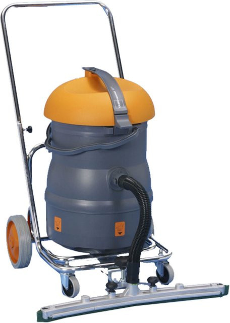 Diversey TASKI vacumat 22 T Nass- und Trockensauger mit Kippfahrwerk und Fixomat-Düse in Orange/Grau - Bild 1