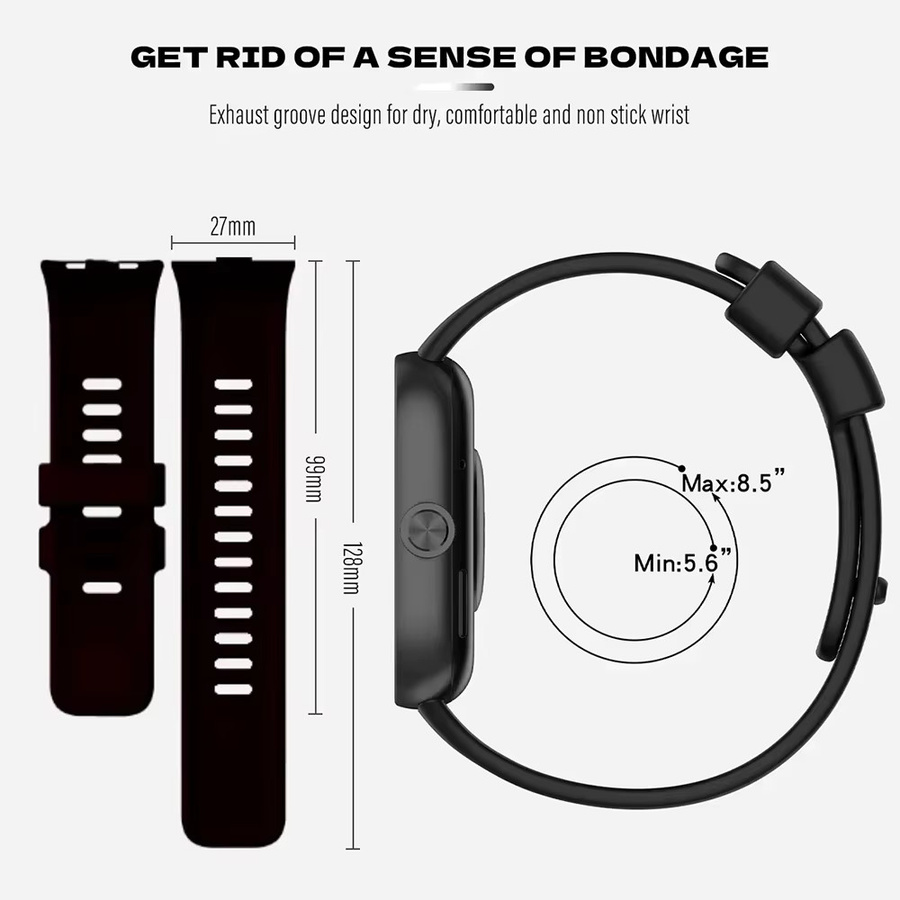 Xiaomi Uhrenarmband Silikon, Redmi Watch 4 Sport - Bild 3