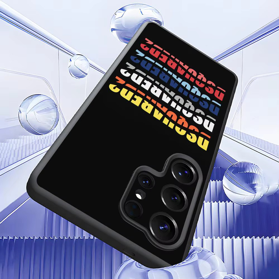 Dsquared 2 Handyhülle für Samsung Galaxy S20 S21 S22 S23 S24 FE Plus Ultra in Schwarz aus weichem TPU - Bild 3