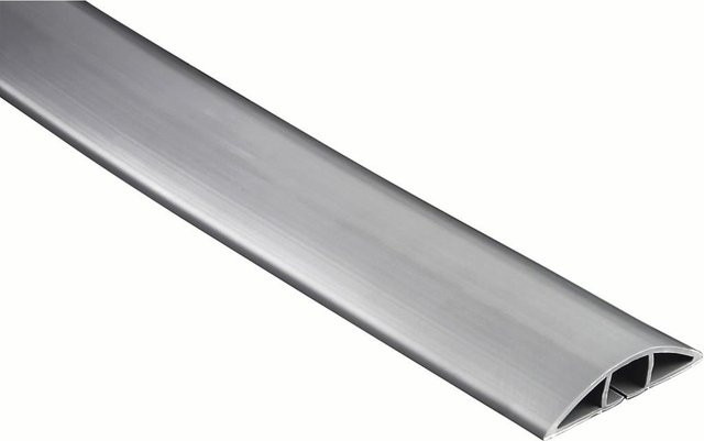 Hama Flexibler Kabelkanal selbstklebend halbrund aus PVC in Grau B: 180 cm, H: 6 cm, T: 1 cm - Bild 1