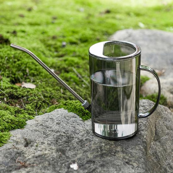 Manjianjing Gießkanne mit langem Ausguss und Skala, Grün, 1 l - Bild 3
