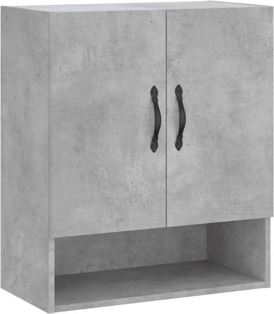 vidaXL Wandschrank aus Holzwerkstoff in Betongrau, B/T/H: 60 x 31 x 70 cm - Bild 1
