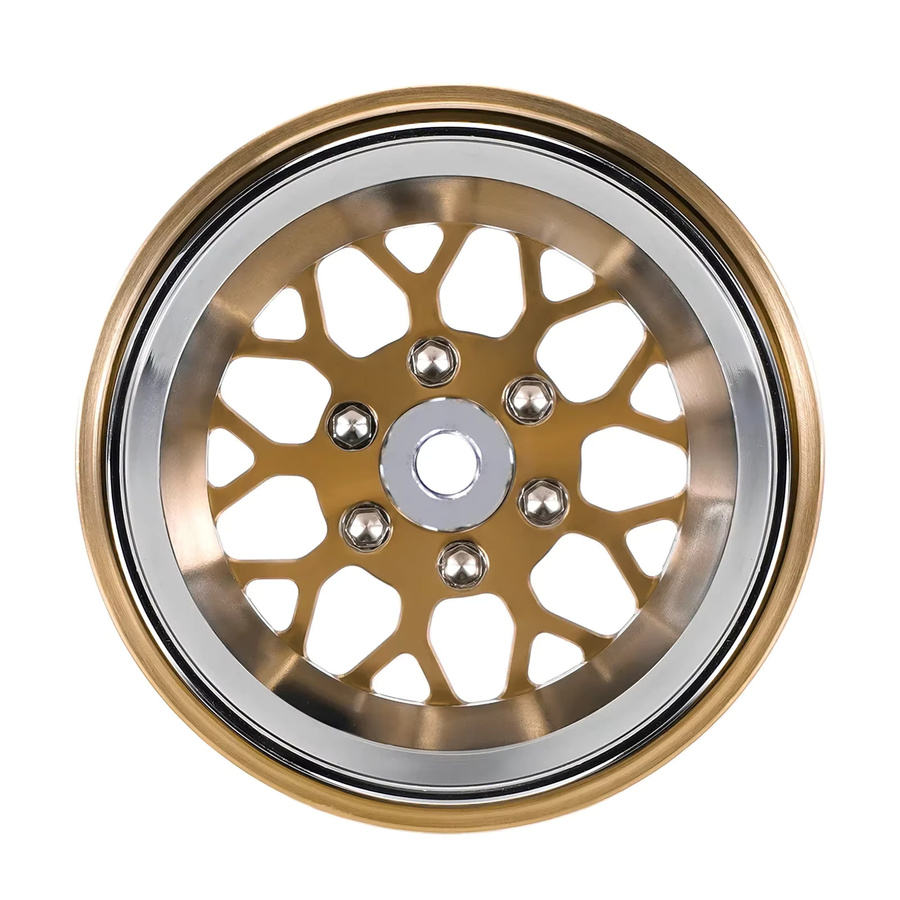 INJORA ModuWheel 1,3" Beadlock-Räder, aus Messing und Aluminium, für 1/18 1/24 RC Crawler - Bild 2