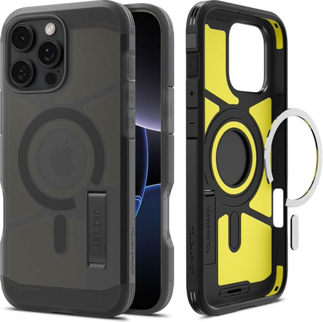 Spigen Tough Armor MagSafe Schutzhülle für Apple iPhone 16 Pro in Schwarz ACS09072 - Bild 1