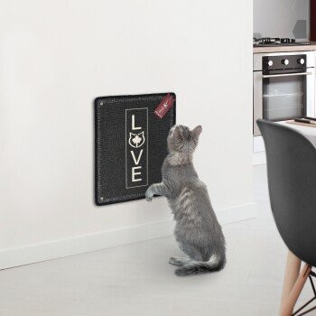 Canadian Cat Company Kratzteppich mit Wandbefestigung, Farbe: Anthrazit, B/T: 50 x 40 cm - Bild 1