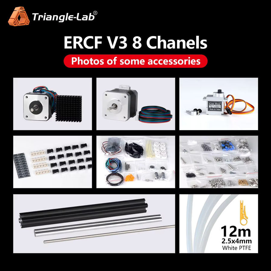Trianglelab ERCF V3 8 Kanäle Komplettset mit MMB Board für Multicolour FDM Voron MMU 3D-Drucker - Bild 2