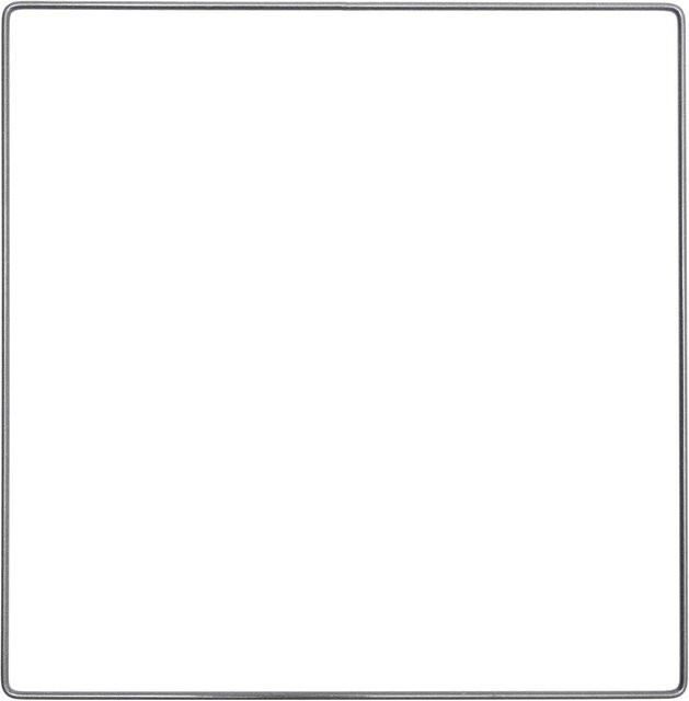 Rico Design Metallring Quadrat in Anthrazit Durchmesser: 25 cm - Bild 1