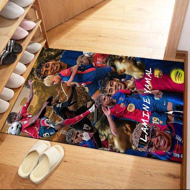 LivSpaceVibe Boy Yamal Teppich mit Kinder-Motiv, rechteckig, mehrfarbig, Polyester, rutschfest, B/H: 90 x 60 cm - Bild 1