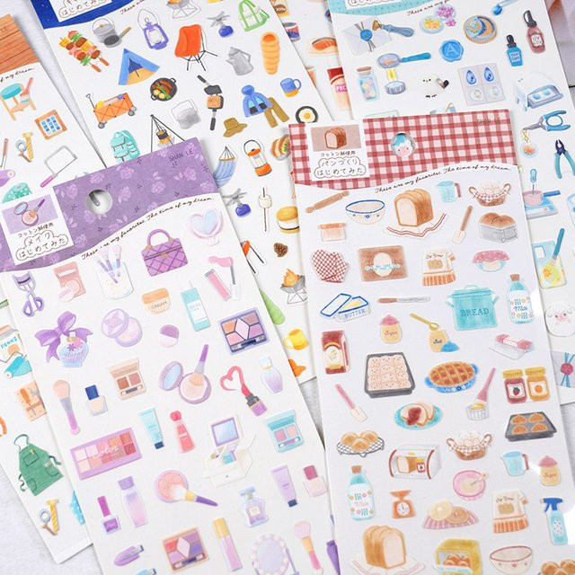 Beautiful Life Daily Things Papieraufkleber für Scrapbooking und DIY-Tagebuch in Multicolour - Bild 1