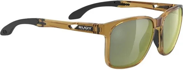 Rudy Project Lightflow A Sonnenbrille, Kunststoff, Vollrand, Unisex, rectangular, green, brown - Bild 1
