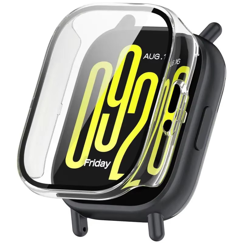 Xiaomi Schutzhülle für Redmi Watch 5 Active & Lite, PC, Schwarz, transparent - Bild 2