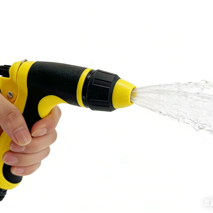 HOUN HOSE Hochdruck-Spritzpistole in Gelb für Gartenbewässerung und Autoreinigung - Bild 3
