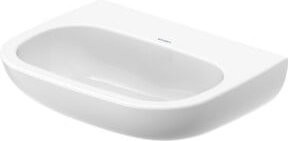 Duravit Waschtisch D-Code Med in Weiß mit Überlauf und Hahnloch, B: 60 cm, T: 46 cm - Bild 1