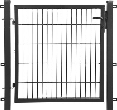 FLORAWORLD Einzeltor comfort Schwenktor aus Stahl in Grau, B: 100 cm, H: 200 cm - Bild 1