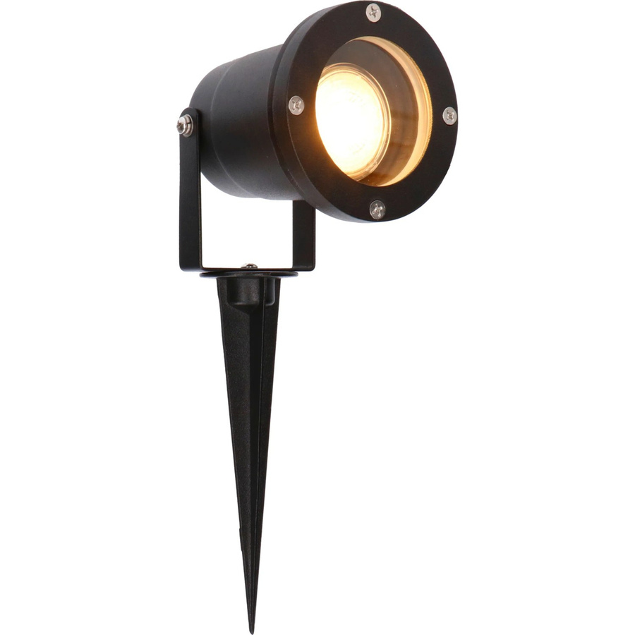 LED's Work Außenleuchte für den Garten mit Erdspieß, GU10, IP54, Schwarz - Bild 2