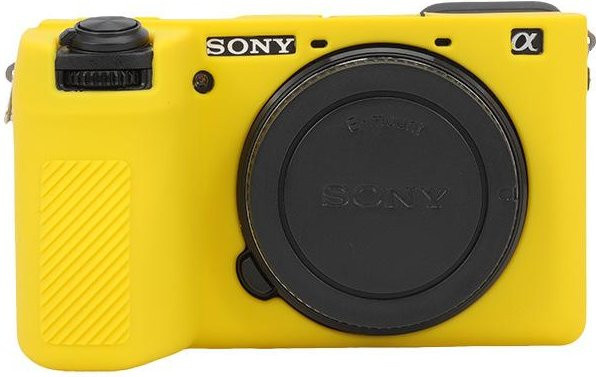 Gelbe Silikonhülle mit Anti-Fall-Funktion für deine Sony A6700 Kamera - Bild 1