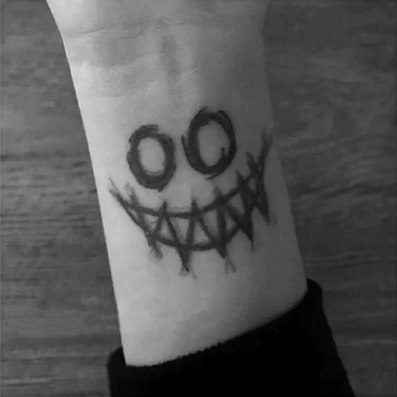 Clown Tattoo Vorlage, DIY Body Painting Vorlage - Bild 5