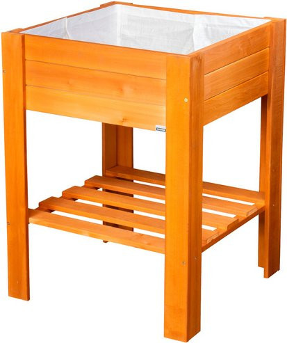 WAGNER SYSTEM Hochbeet aus Holz in Braun, B/T/H: 70,0 x 53,5 x 53,5 cm - Bild 1