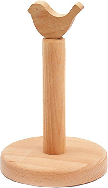 OutsideWorld Holz Taschentuchhalter in Tierform, braun, rutschfest - Bild 1