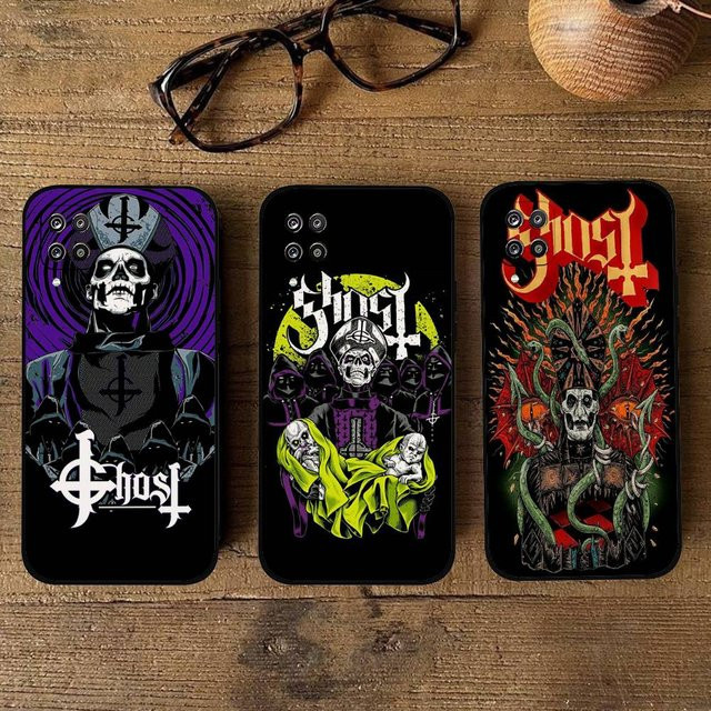 G-Ghost Heavy Metal Band Handyhülle Soft Cover für Samsung Galaxy S21 S22 S23 S24 S25 Ultra FE Plus 5G und A52S - Bild 1