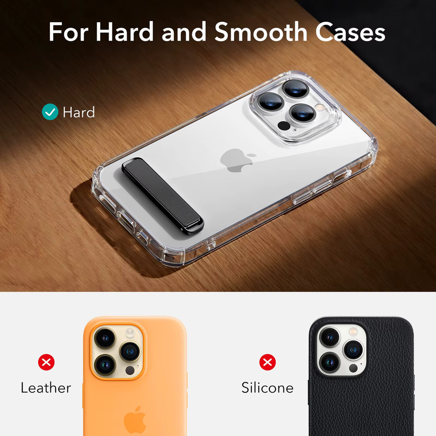 Esr Smartphone Ständer aus Metall in Schwarz für iPhone, Samsung, Xiaomi und Pixel - Bild 5