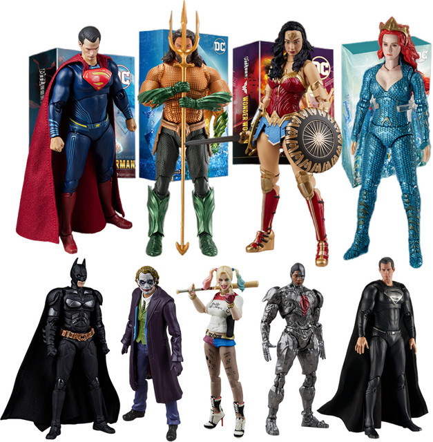 DC Originals Justice League Figur, Superman Batman Wonder Woman Aquaman Mera, Einzelfigur - Bild 1