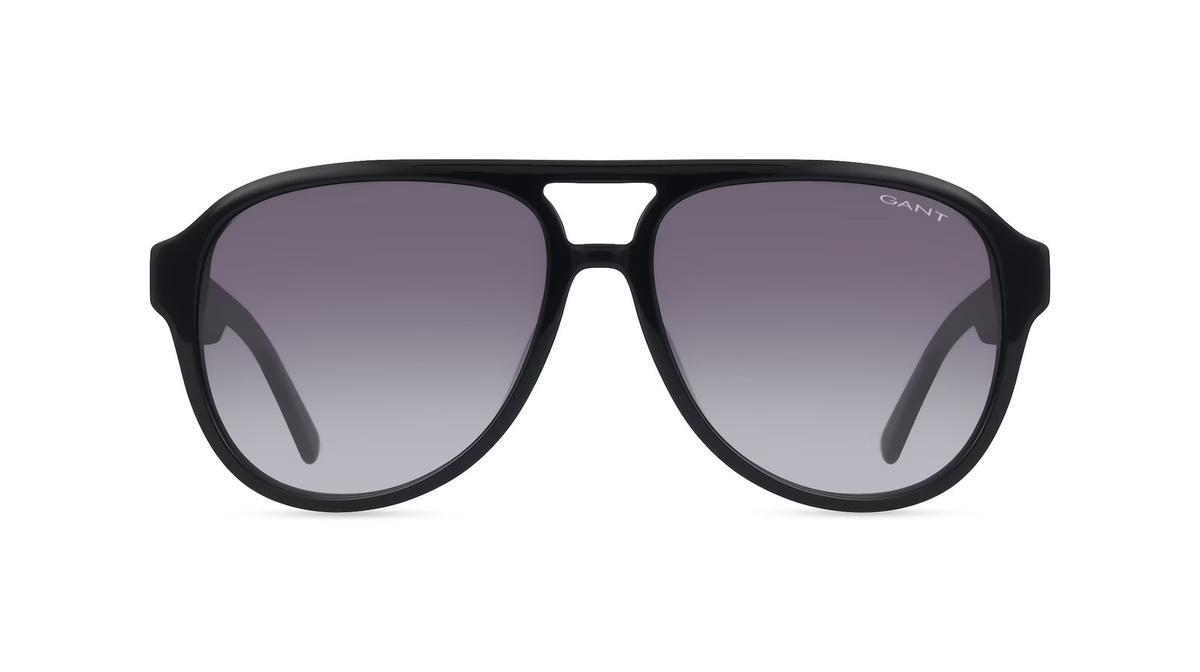 Gant GA00037 Sonnenbrille Pilot, Vollrand, Acetat, Herren, schwarz - Bild 1
