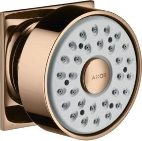 Hansgrohe Axor Seitenbrause Eckige Rain Rose in Poliertes Red Gold mit BodyJet und Anti-Kalk-Funktion - Bild 1