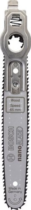 Bosch nanoBLADE Wood Speed 65 Mikro-Kettensägeblatt für Holz und Kunststoff, Farbe: Silber/Grau - Bild 2