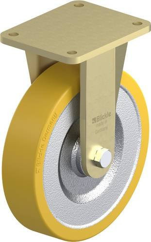 Blickle Bockrolle BS-SETH 250K in Silber, Rad-Durchmesser: 25 cm, Tragfähigkeit (max.): 1350 kg - Bild 1