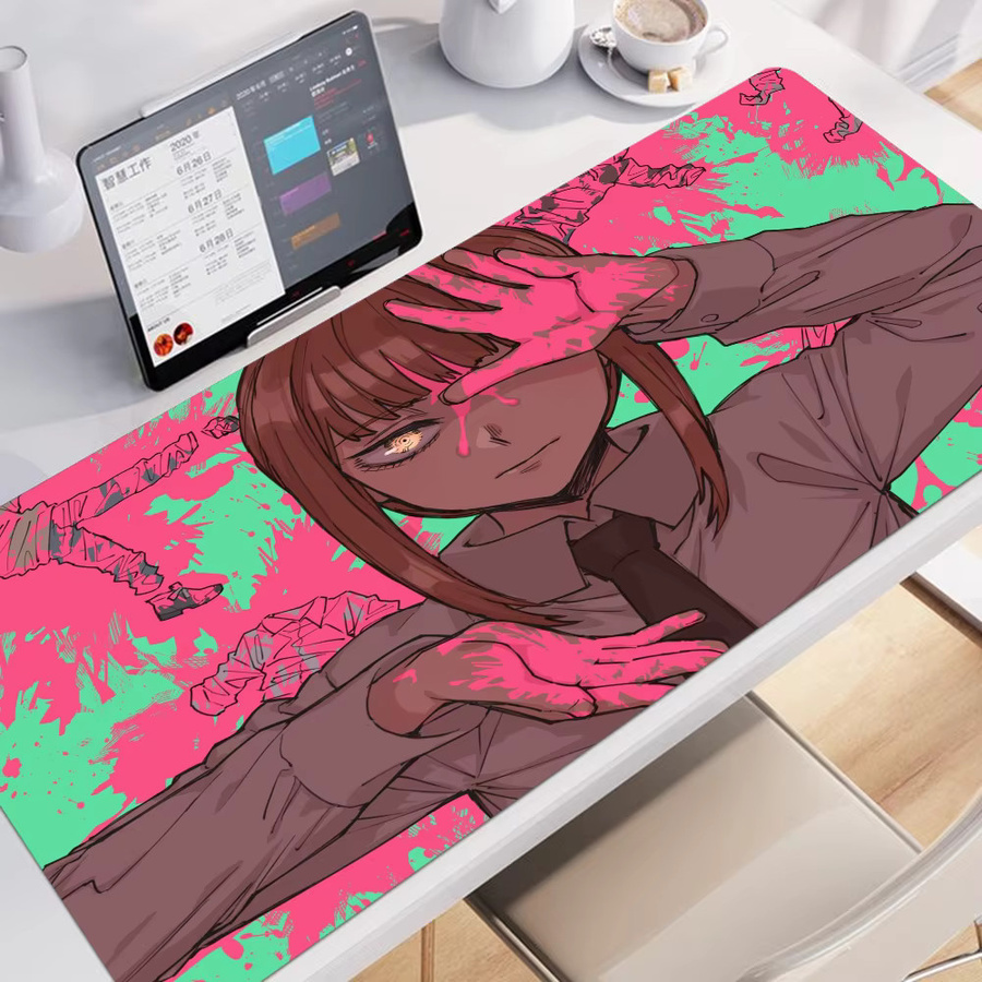 Gaming Mousepad mit Kettensäge Motiv in Multicolor für PC und Schreibtisch - Bild 2