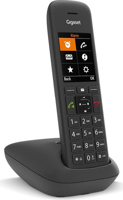 Gigaset C575 Schnurloses Telefon in Schwarz mit Caller ID und Freisprecheinrichtung - Bild 1